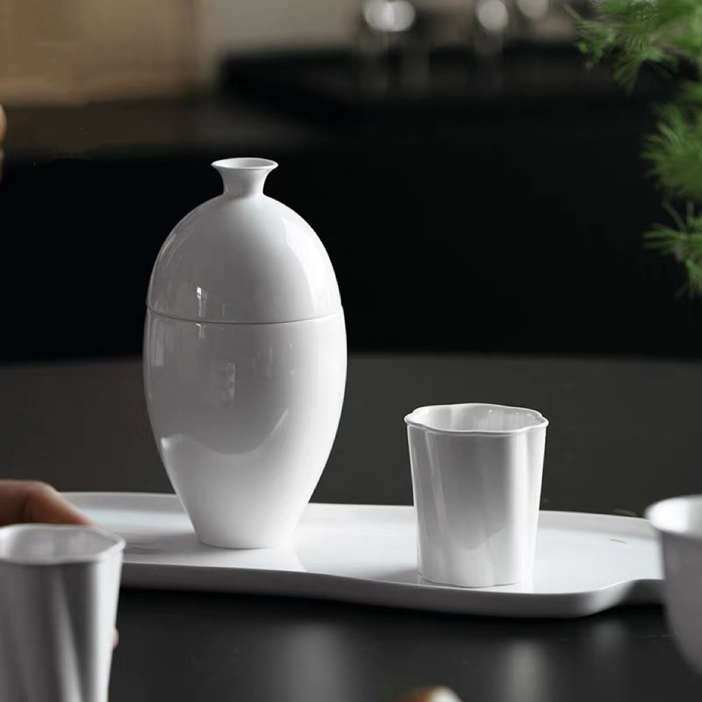 纸白釉现代简约日式家用中式古风温酒器分酒器家用温酒壶,餐饮具,酒具套件,淘宝优惠券,粉丝福利购,淘宝优惠卷