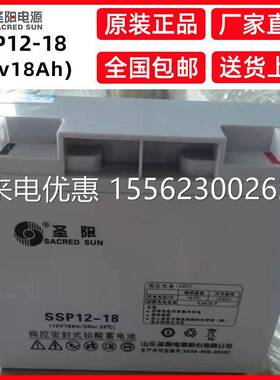 内置ups蓄电池 SSP12-18/12V18AH应急系统UPS电源专用圣阳蓄电池