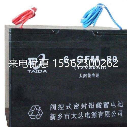 TAIDA太达蓄电池6-GFM-24免维护12V24AH机房UPS直流屏不间断电源