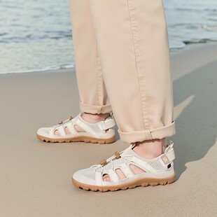 特别舒服 男女 轻便美国4E宽楦赤足多功能健身办公开车运动凉鞋