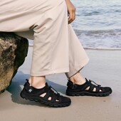 正品 透气美国超轻灵活轻便赤足多功能户外运动凉鞋 男女