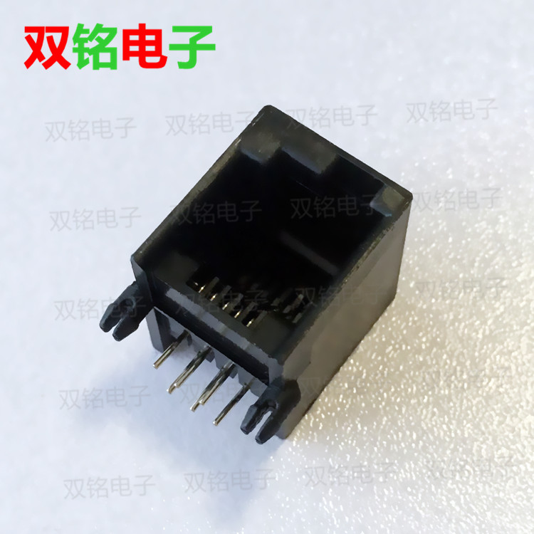 6P6CÓÒ¿Ûλ²å×ù RJ11 RJ12µç»°²å×ù ÓÒÍáPCBµç»°Ä¸×ù Îޱ߿î