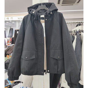 冬季厚外套女短款秋冬高级感2025新款今年流行爆款女士加绒派克服