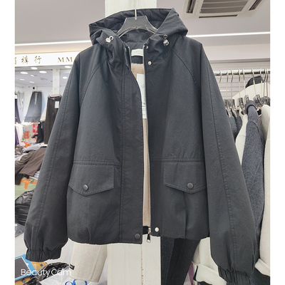 冬季厚外套女短款秋冬高级感2025新款今年流行爆款女士加绒派克服