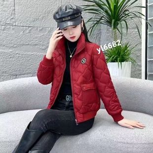 轻薄羽绒棉服冬短款小个子2025今年流行新款爆款女士小棉袄中老年