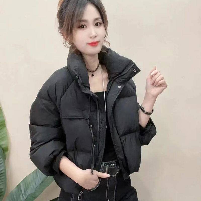 欧洲站2025冬季新款欧货女立领宽松羽绒服面包服小个子短款外套潮,女装/女士精品,羽绒服,淘宝优惠券,粉丝福利购,淘宝优惠卷