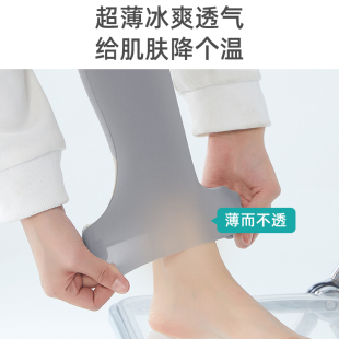 高腰提臀紧身新比健身瑜伽打底裤 超薄款 女外穿夏季 冰丝轻薄鲨鱼裤