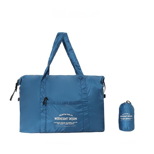 超轻手提短途旅行包可折叠出差手提单肩收纳袋大容量可套拉杆箱包