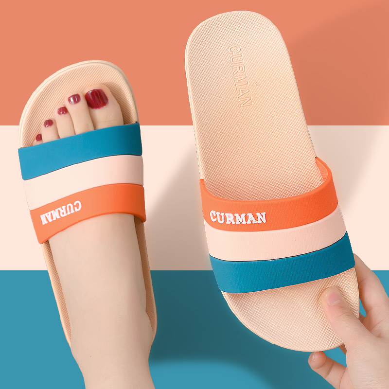 拼接拖鞋女士夏季室内居家用防滑洗澡浴室地板情侣拖鞋男2025新款