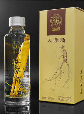 【神象人参酒500ml】滋补养生酒男士保健送礼佳品