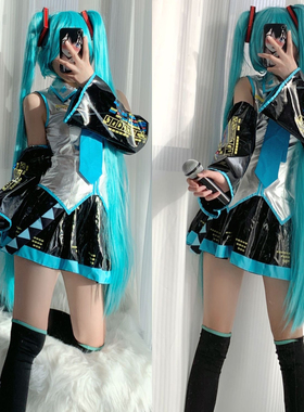 初音未来领带手打款易拉得