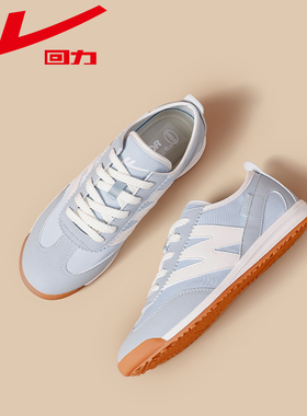 回力德训鞋女款2025新款秋季单鞋蓝色芭蕾鞋子软底泡芙鞋休闲女鞋