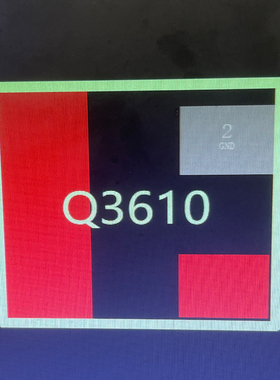 IPAD PRO3 2018 MOS管 Q3610三角供电管