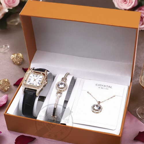 wristwatches women 2026新款手表女外贸项链手链wrist watch set