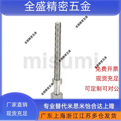 粗牙 手拧调节螺栓位置调整螺丝 标准型 镀镍 AJSTM4/5/6/8/10