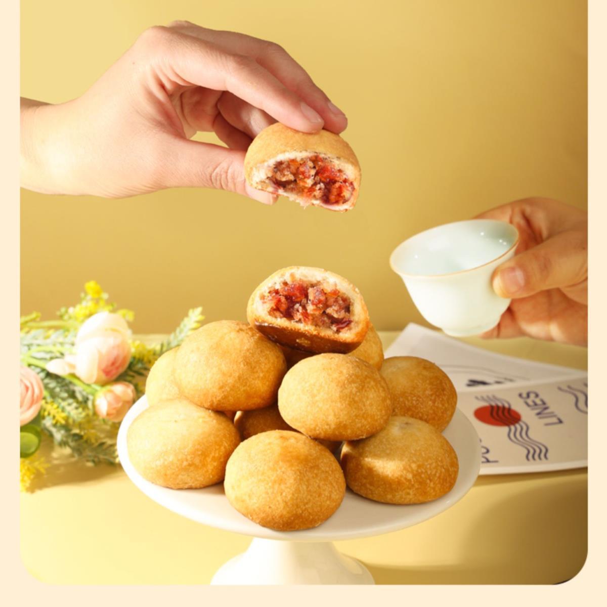 潘祥记现烤鲜花饼 云腿鲜花饼。30g×10