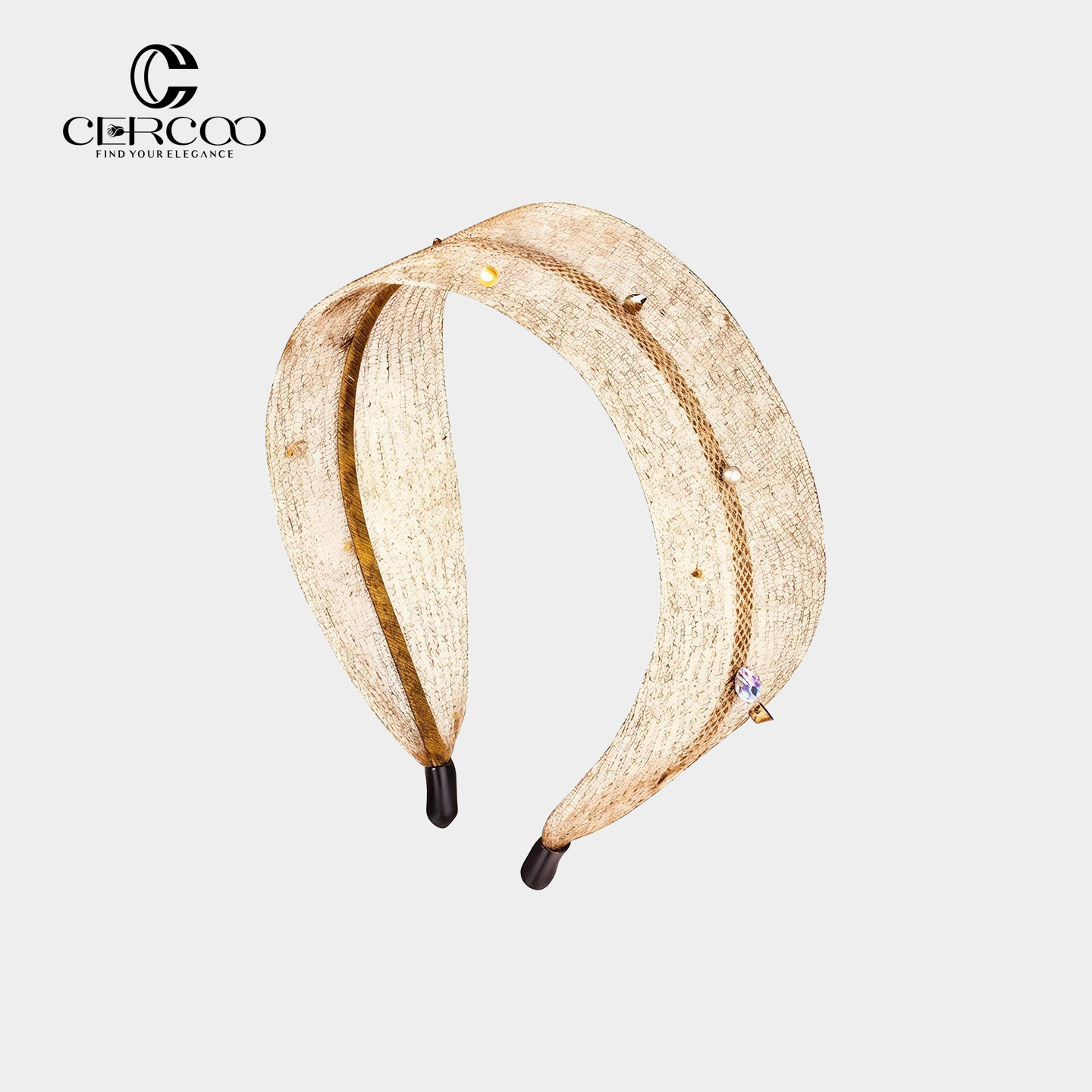 Cercoo/奢蔻发箍聚酯纤维