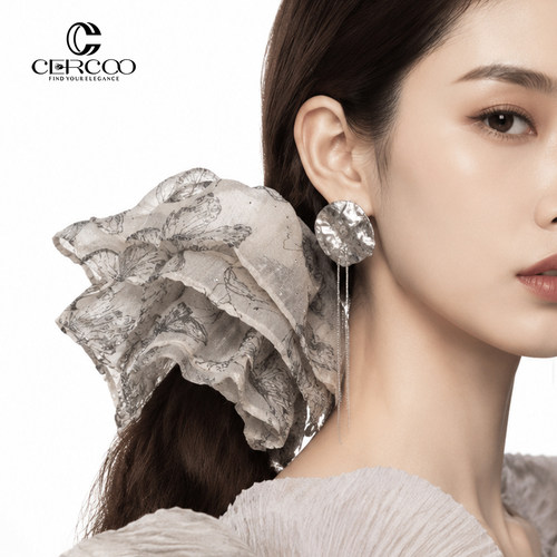 Cercoo/奢蔻简约蝴蝶大肠发圈绳
