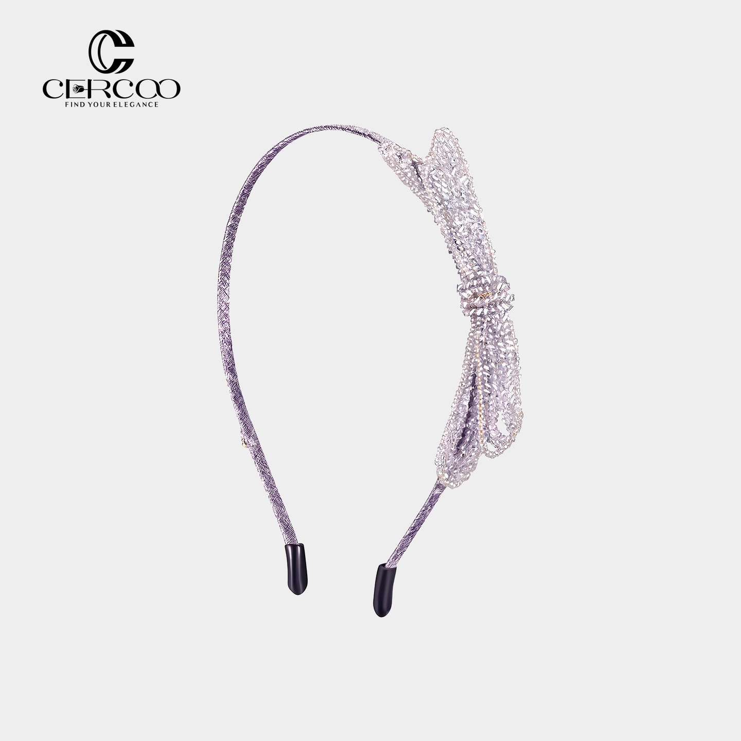 Cercoo/奢蔻发箍人造水晶，铜