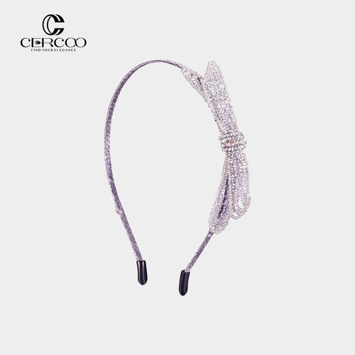 Cercoo/奢蔻发箍人造水晶，铜