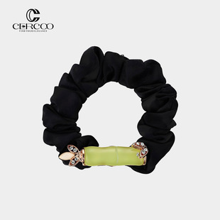 Cercoo 奢蔻竹吟发圈高级感小肠圈头绳发圈简约发饰百搭高级感女