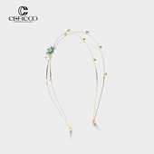 Cercoo 奢蔻雏菊清欢系列发箍法式 水钻珍珠发卡女气质超仙头饰女