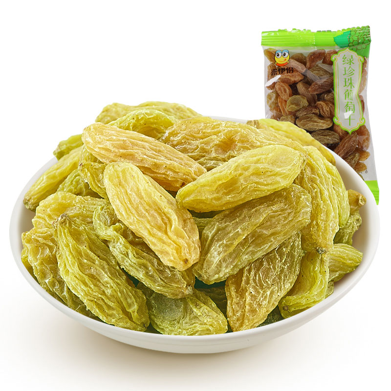 来伊份绿葡萄干500g独立小包装果脯果干零食无籽新疆特产怎么看?