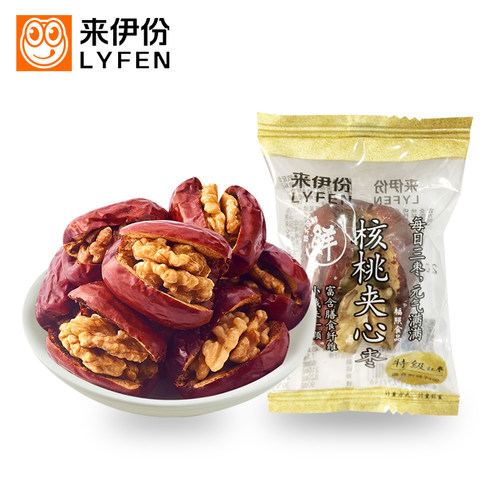 来伊份红枣核桃250g小包装新疆