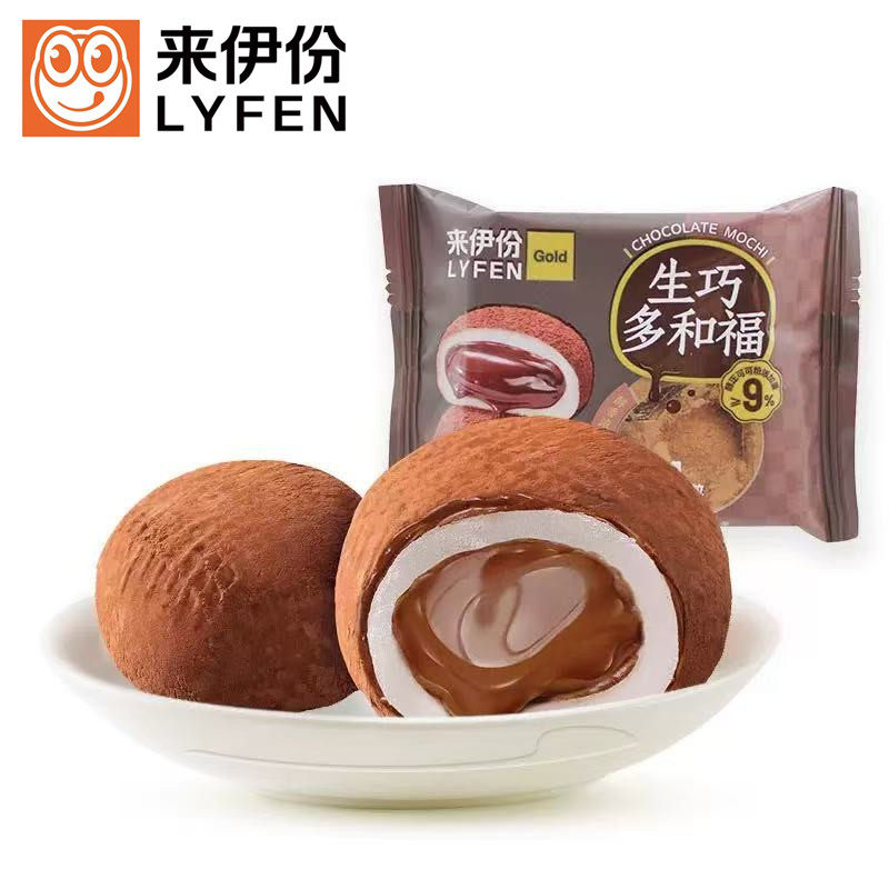 来伊份生巧多和福500g麻薯