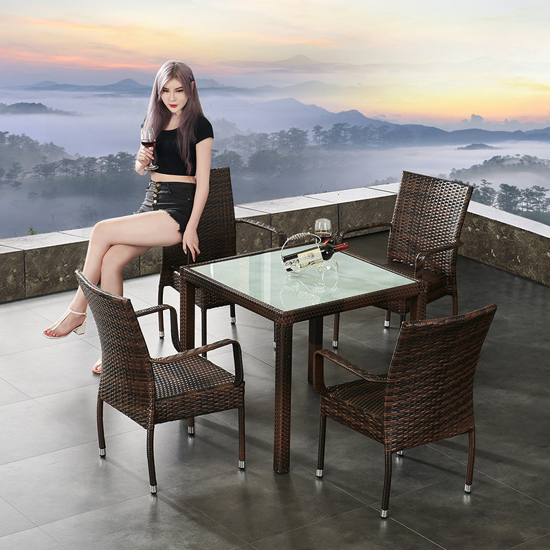 outdoors Tables and chairs leisure time Rattan table Armchair balcony courtyard Wicker chair Thirty-five Set of parts indoor Teng chair combinationin the Residential furniture , Outdoor/Patio furniture , Chairs Kit  category - from Buy2taobao.com to provide professional Taobao agent buy service