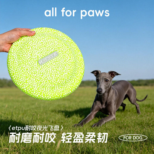 afp狗狗夜光飞盘ETPU耐磨浮水