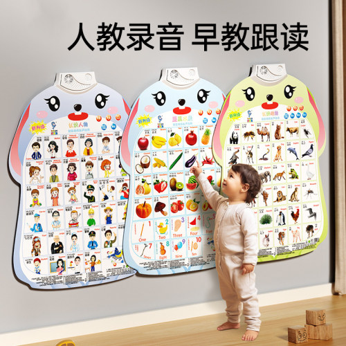 宝宝有声早教挂图点读发声书婴幼儿童识字学习启蒙玩具拼音字母表 - 封面