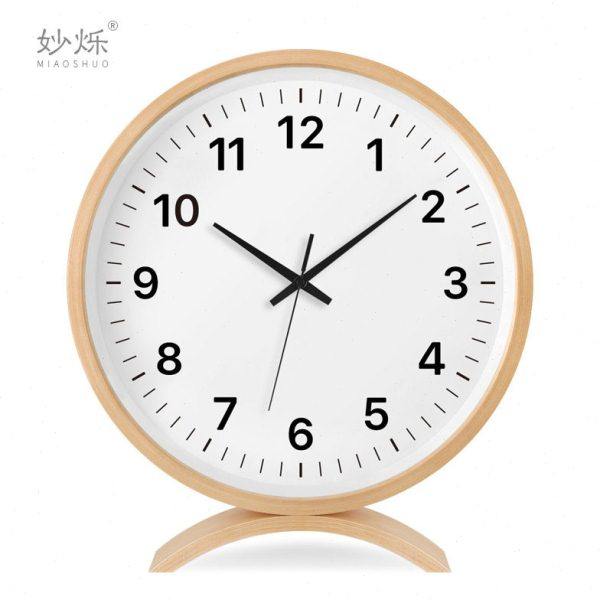 钟表摆件创意座钟实木北欧台钟摆台式卧室床头钟桌面时钟日式摆钟,家居饰品,台钟/闹钟,淘宝优惠券,粉丝福利购,淘宝优惠卷
