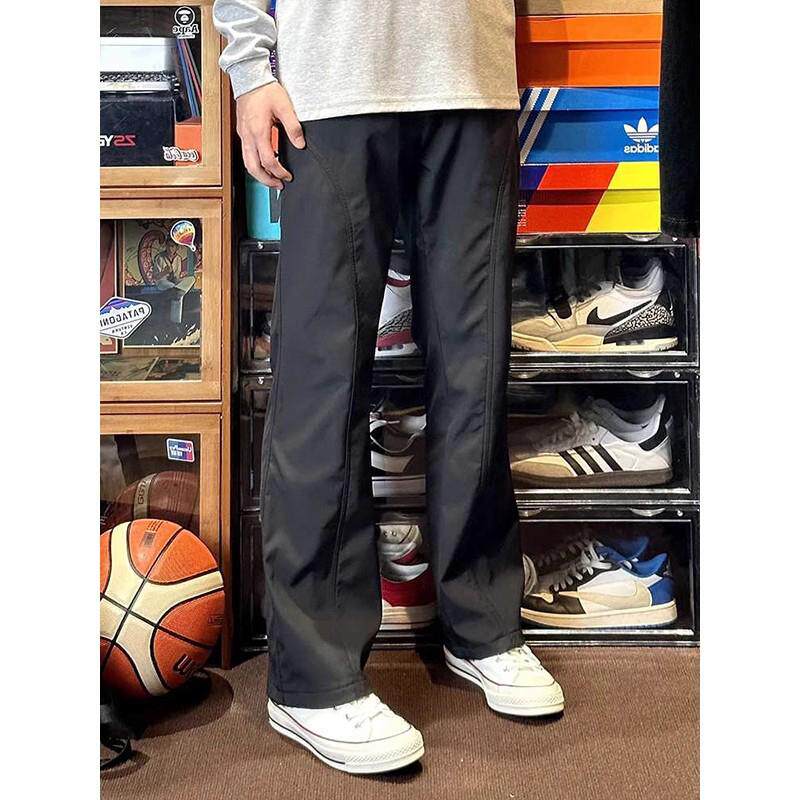 men clothes冲锋裤男春秋新款美式潮牌直筒工装裤子男款户外时尚