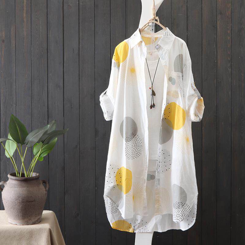 womenclothes印花长款衬