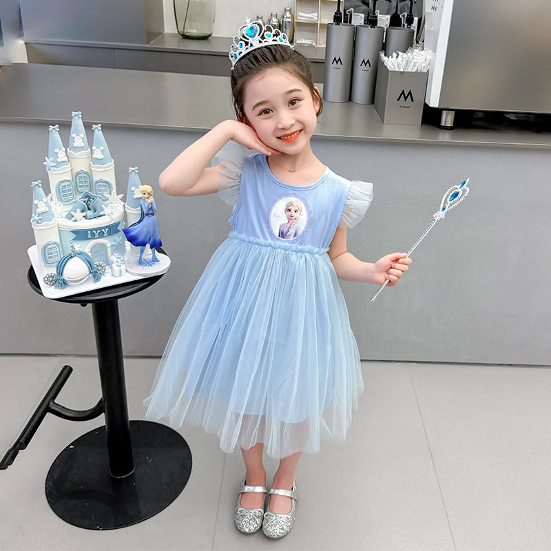 外贸女童夏季连衣裙2026