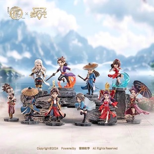 现货画江湖之不良人第七季盲盒Q版手办桌面摆件动漫潮玩生日礼物