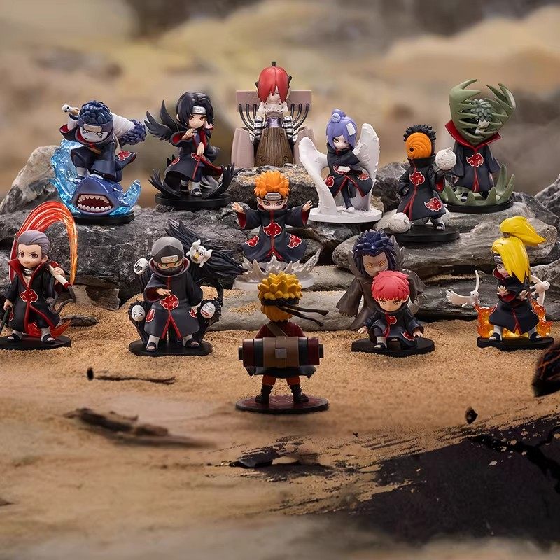 官方正品共鸣火影忍者疾风传大战晓组织系列盲盒潮玩手办摆件礼物
