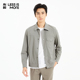 四面弹纬弹 利郎青年商务夹克男2026春翻领休闲外套男Q5CJK012
