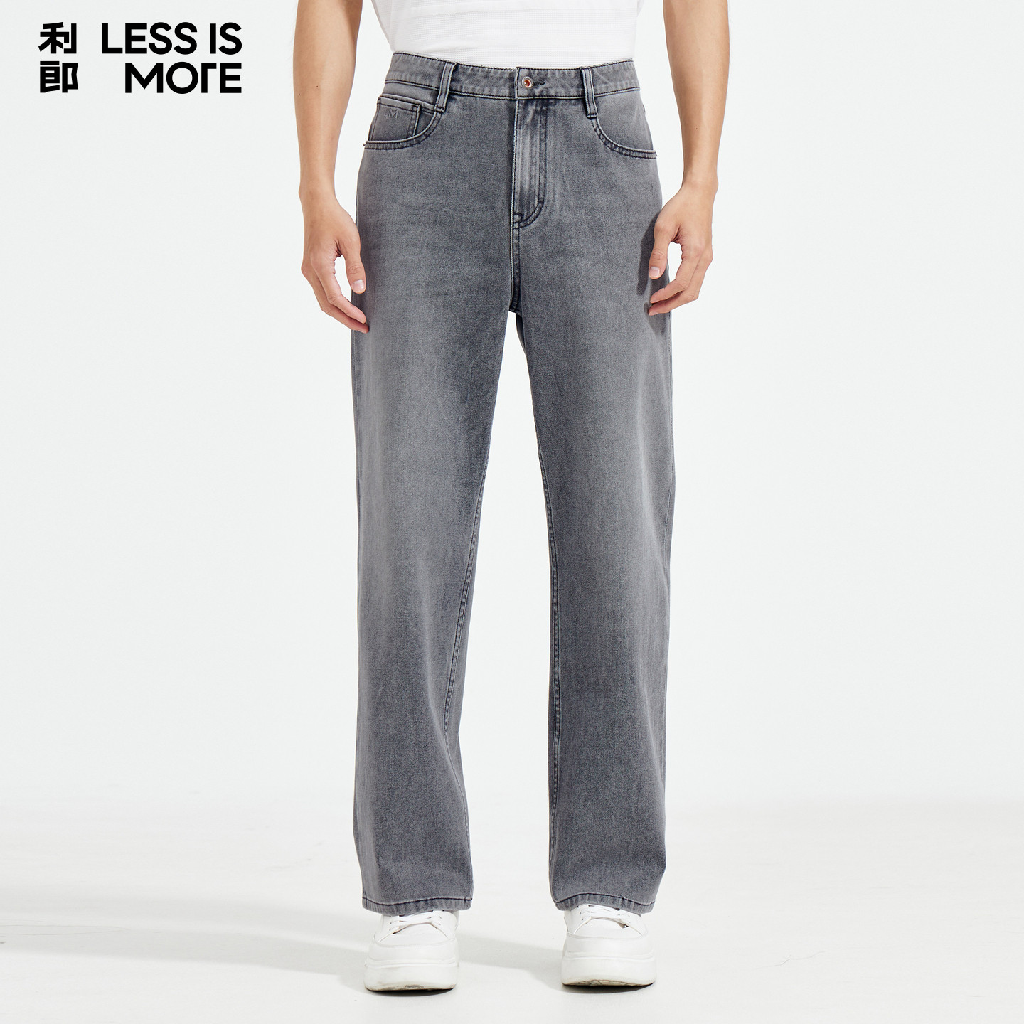 【棉粘纤混纺】利郎青年商务牛仔裤男2026年夏弹力时尚百搭通勤裤