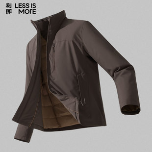 时尚 利郎青年商务羽绒服2025冬季 休闲保暖抗寒外套男 商羽鲜绒