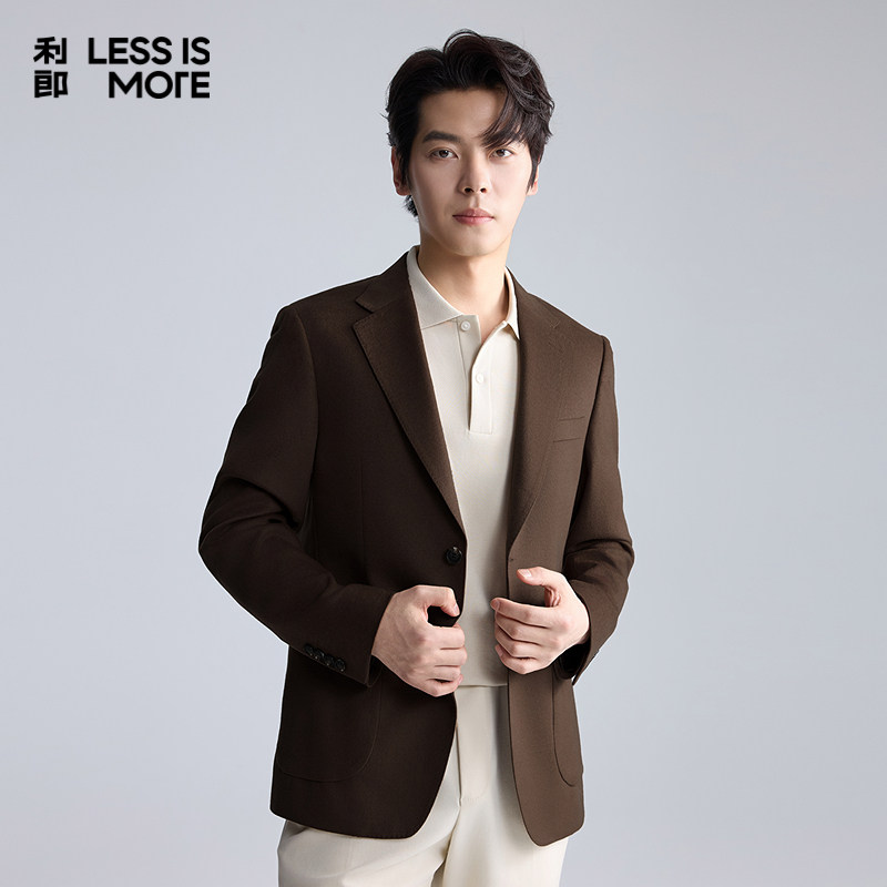 【绵羊毛面料】利郎青年商务单西男2026春季时尚通勤休闲西装外套,男装,西服,淘宝优惠券,粉丝福利购,淘宝优惠卷