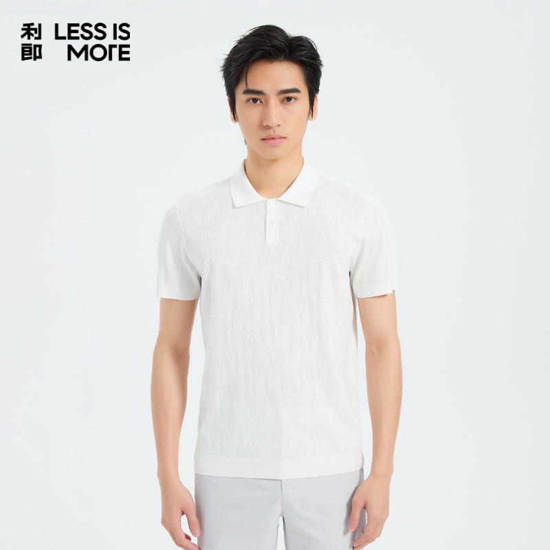【粘纤混纺】利郎青年商务短袖POLO衫男2025夏季休闲短tQ5XTX508