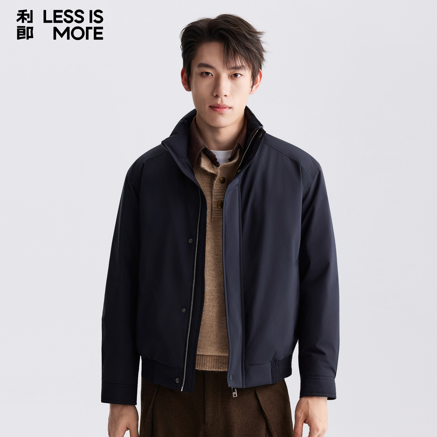 【锦纶面料】利郎青年商务羽绒服2026冬季时尚休闲保暖抗寒外套男