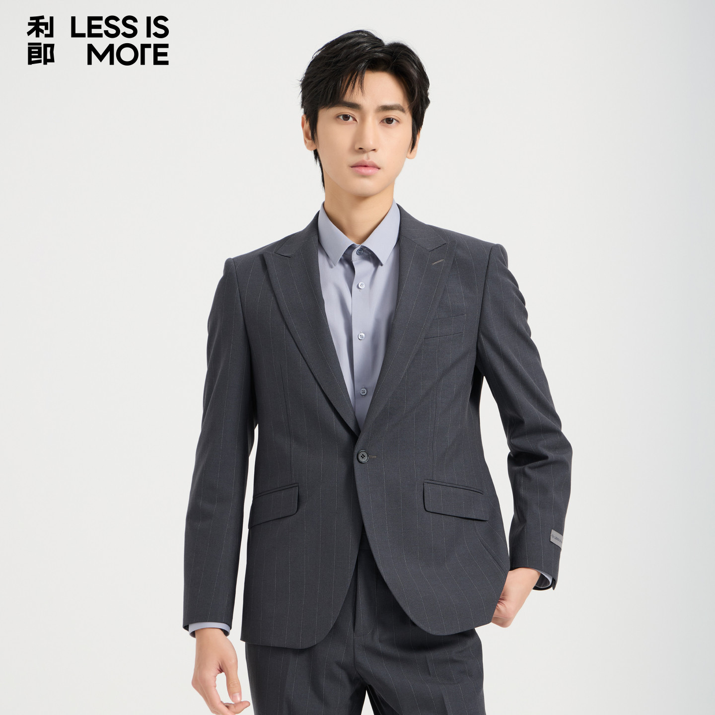 【TR混纺】利郎青年商务西服套装2026秋季两件套时尚修身西装男