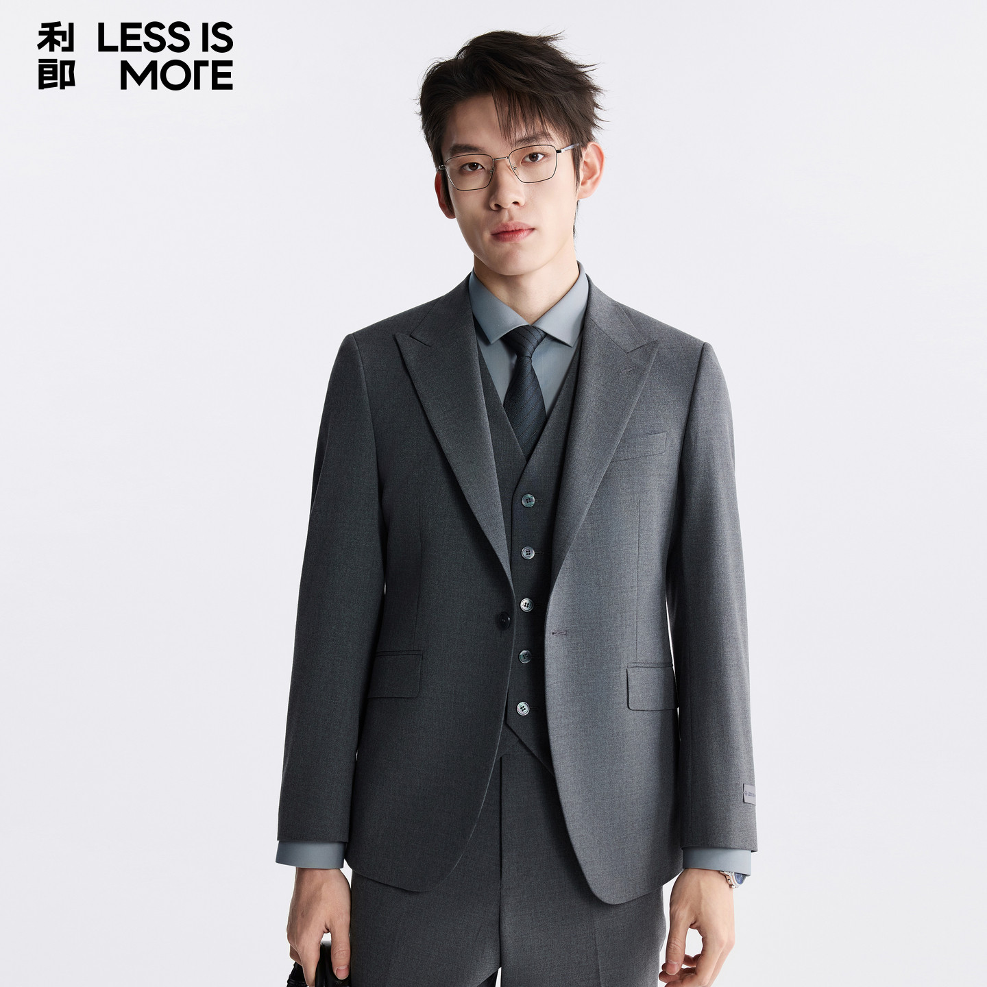【双弹3.0】利郎青年商务西服套装2026秋季两件套时尚修身西装男
