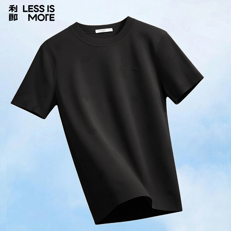 【青年休闲】利郎青年商务短袖t恤衫2026年夏季时尚休闲圆领短t男
