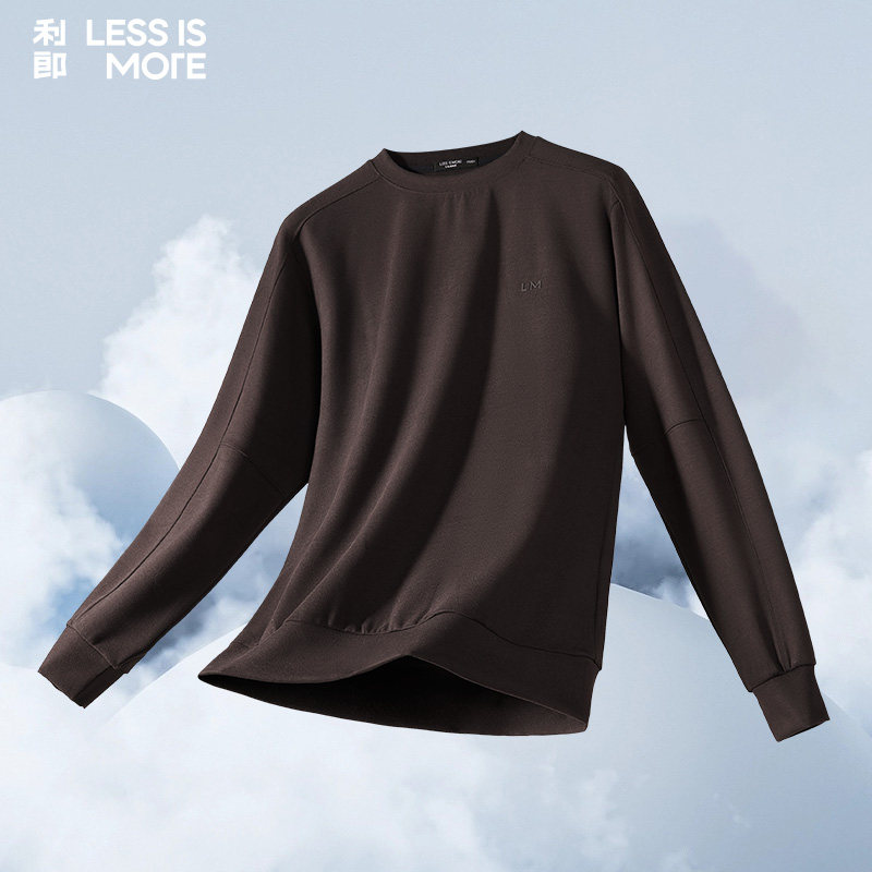 【舒适亲肤】利郎青年商务卫衣2026春季时尚潮流内搭男士长袖t恤