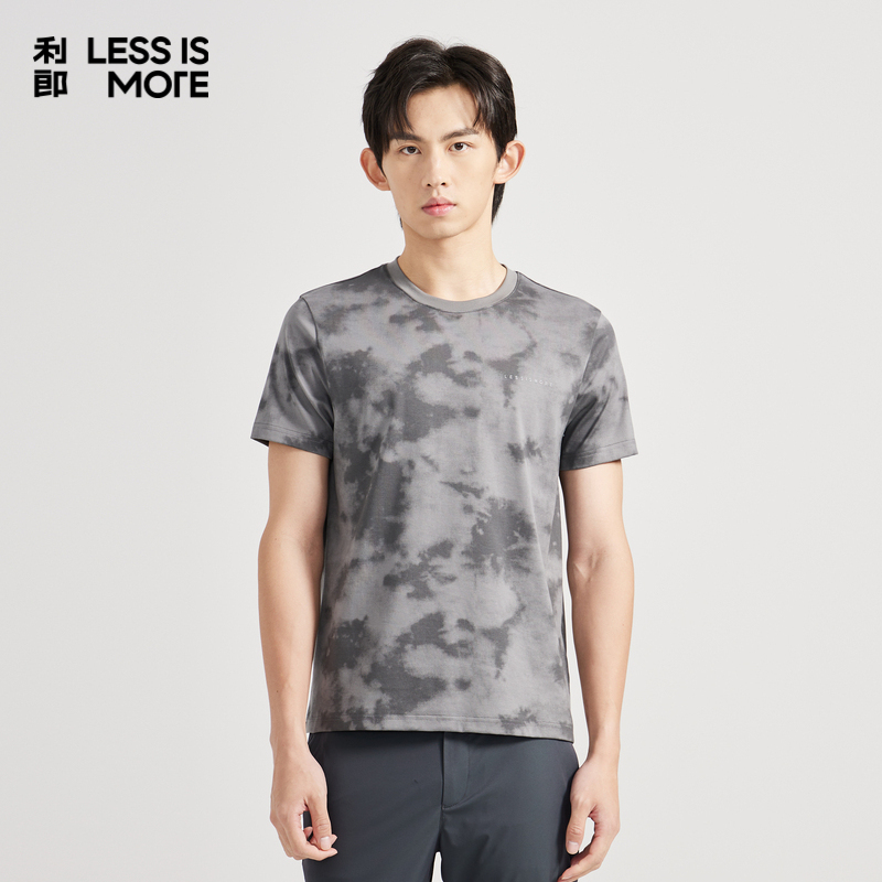 【重磅棉】利郎青年商务短袖t恤男2025夏轻薄透气上衣Q4XTX314