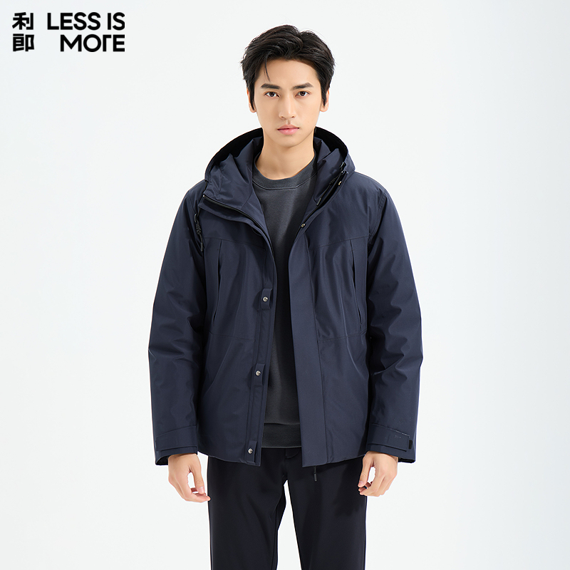 【化纤面料】利郎青年商务商场同款羽绒服2025冬季保暖抗寒外套男